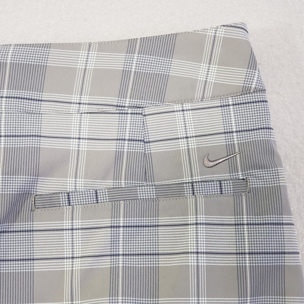 Nike Golf Dri-FIT Gray Plaid Pleated Skort Womens 6 Moisture Wicking Performance - Picture 14 of 16